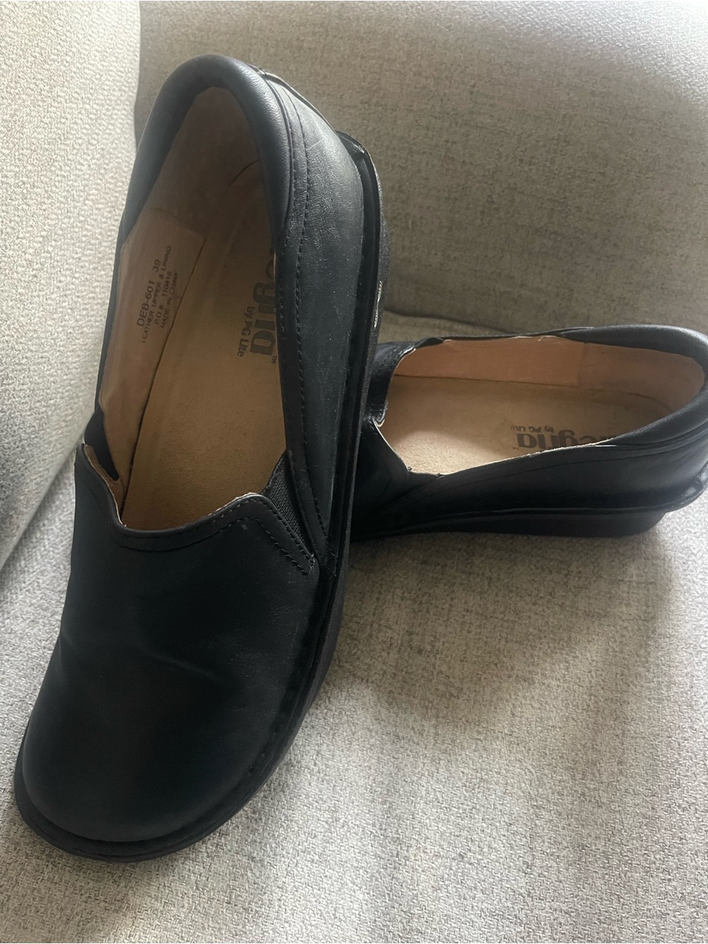 Algeria Women’s Slip-On Work Loafers - Black
